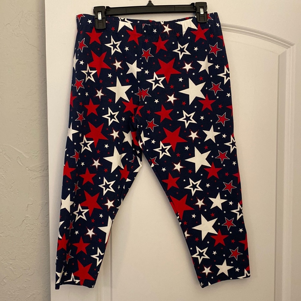 Cropped stars leggings